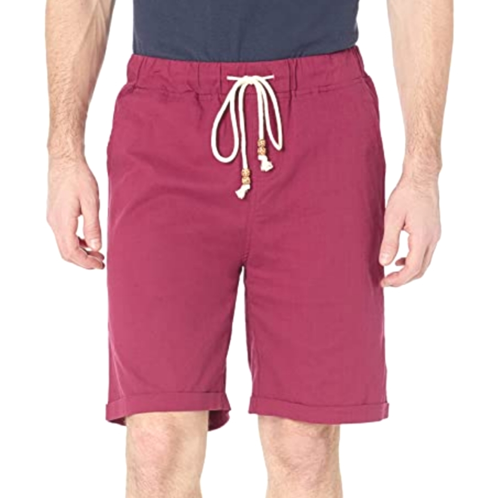Red Amazon Essentials Linen Casual Classic Fit Short Men's 2XL